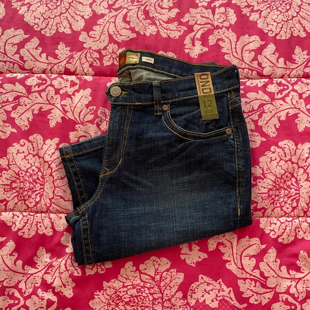 Old Navy Denim Bermuda Length Shorts